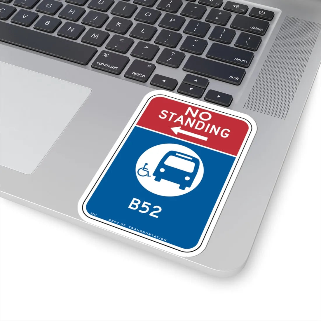 NYCDOT R7-61 (New York) (Road Sign) STICKER Vinyl Kiss-Cut Decal - The Sticker Space