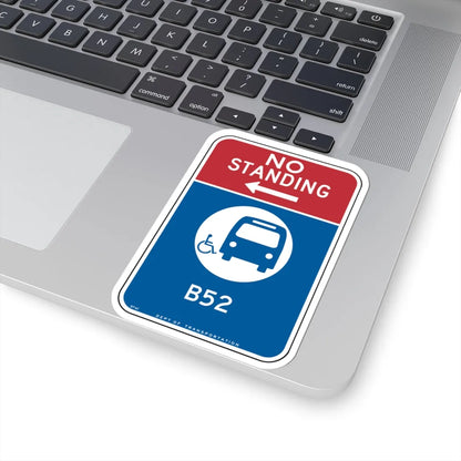 NYCDOT R7-61 (New York) (Road Sign) STICKER Vinyl Kiss-Cut Decal - The Sticker Space