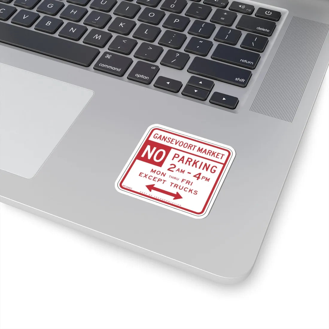 NYCDOT SC-346C (New York) (Road Sign) STICKER Vinyl Kiss-Cut Decal - The Sticker Space