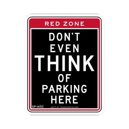 NYCDOT SP-145C (New York) (Road Sign) STICKER Vinyl Kiss-Cut Decal 2 Inch White - The Sticker Space