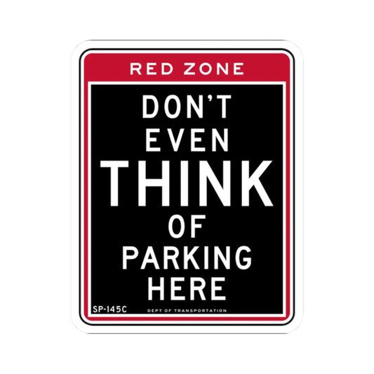 NYCDOT SP-145C (New York) (Road Sign) STICKER Vinyl Kiss-Cut Decal 2 Inch White - The Sticker Space