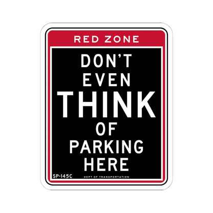 NYCDOT SP-145C (New York) (Road Sign) STICKER Vinyl Kiss-Cut Decal 6 Inch White - The Sticker Space