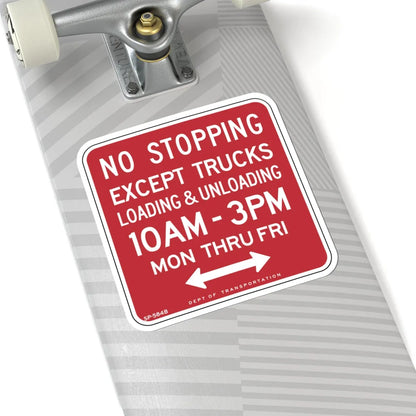 NYCDOT SP-584B (New York) (Road Sign) STICKER Vinyl Kiss-Cut Decal - The Sticker Space