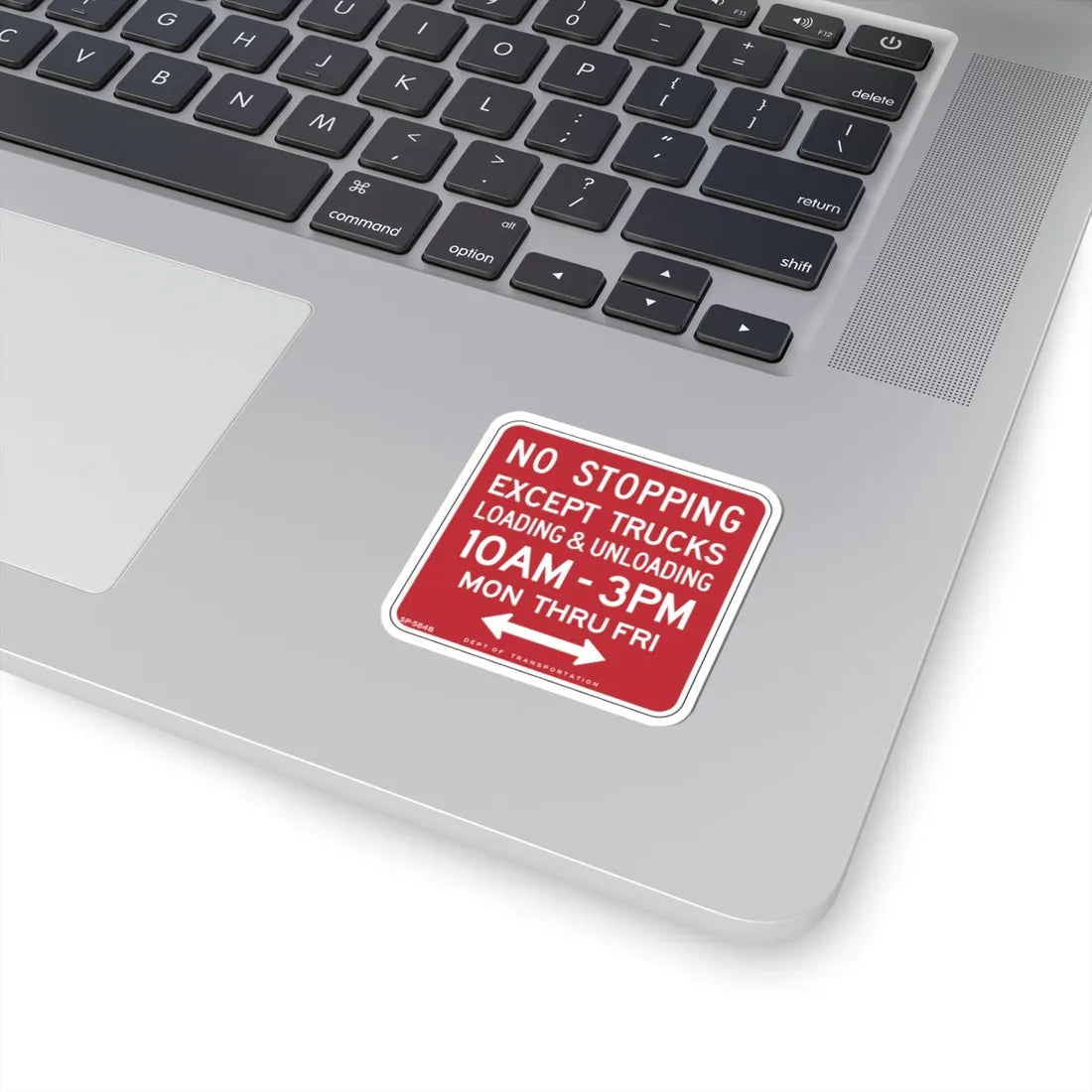 NYCDOT SP-584B (New York) (Road Sign) STICKER Vinyl Kiss-Cut Decal - The Sticker Space