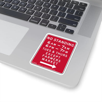 NYCDOT SP-592B (New York) (Road Sign) STICKER Vinyl Kiss-Cut Decal - The Sticker Space