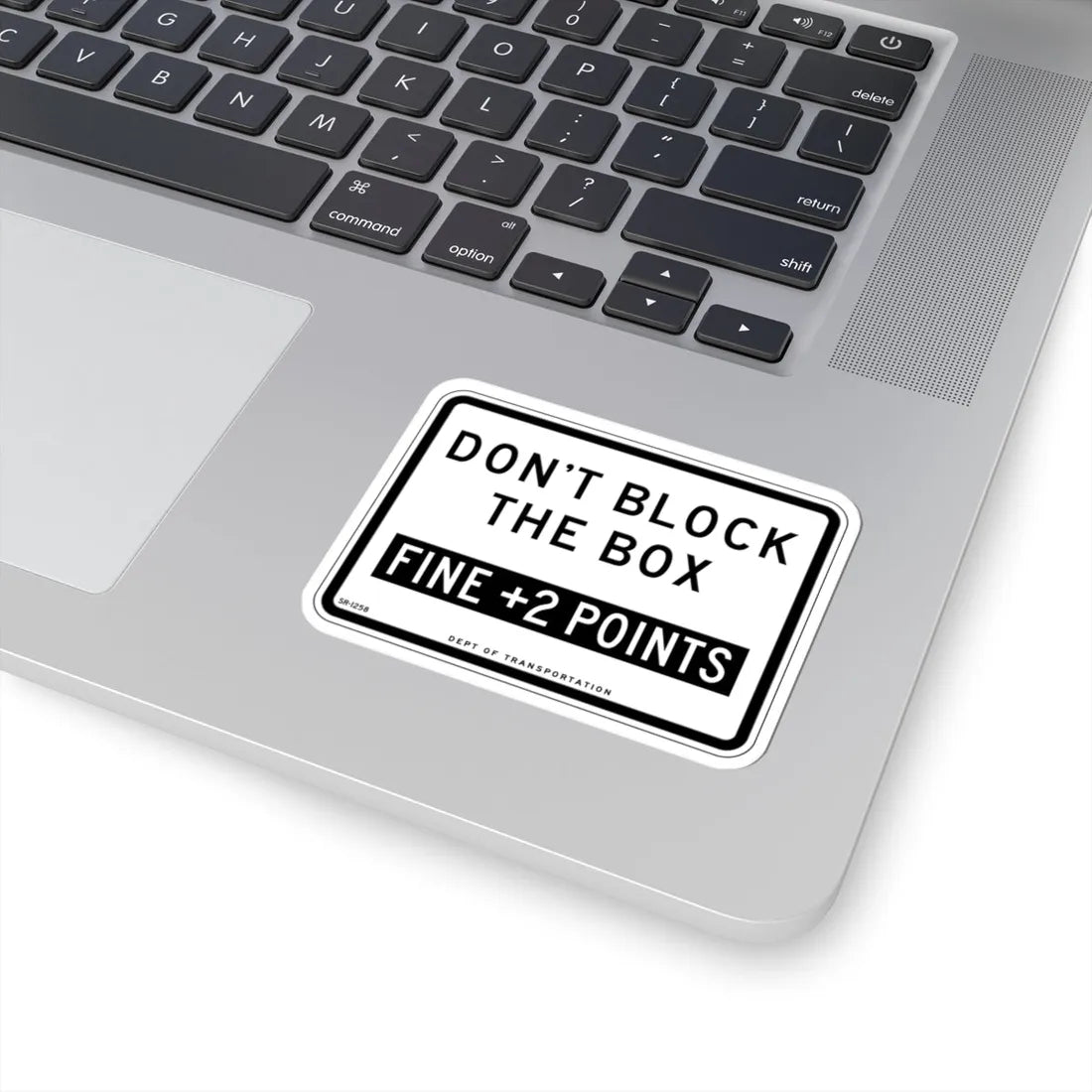 NYCDOT SR-1258 (New York) (Road Sign) STICKER Vinyl Kiss-Cut Decal - The Sticker Space