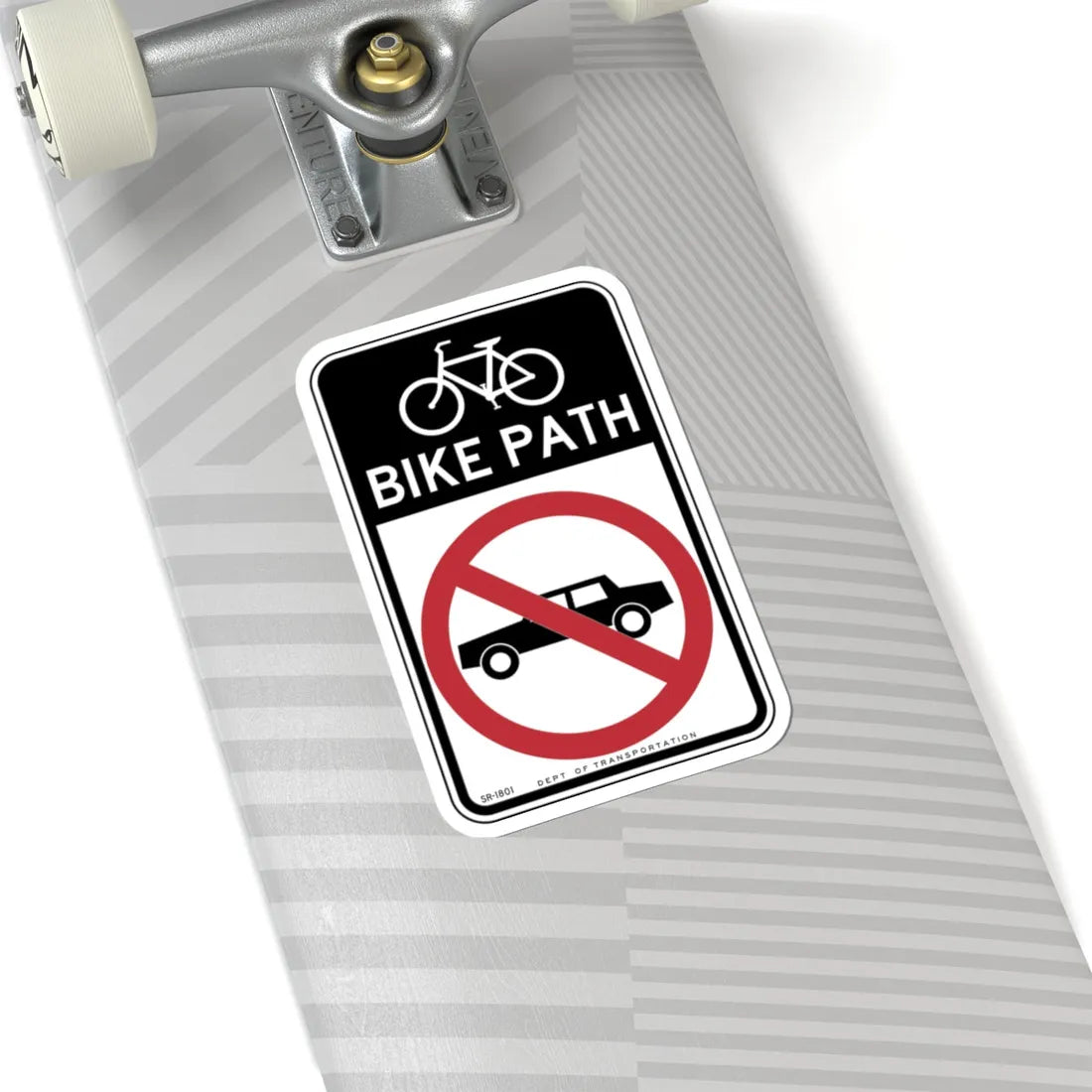 NYCDOT SR-1801 (New York) (Road Sign) STICKER Vinyl Kiss-Cut Decal - The Sticker Space