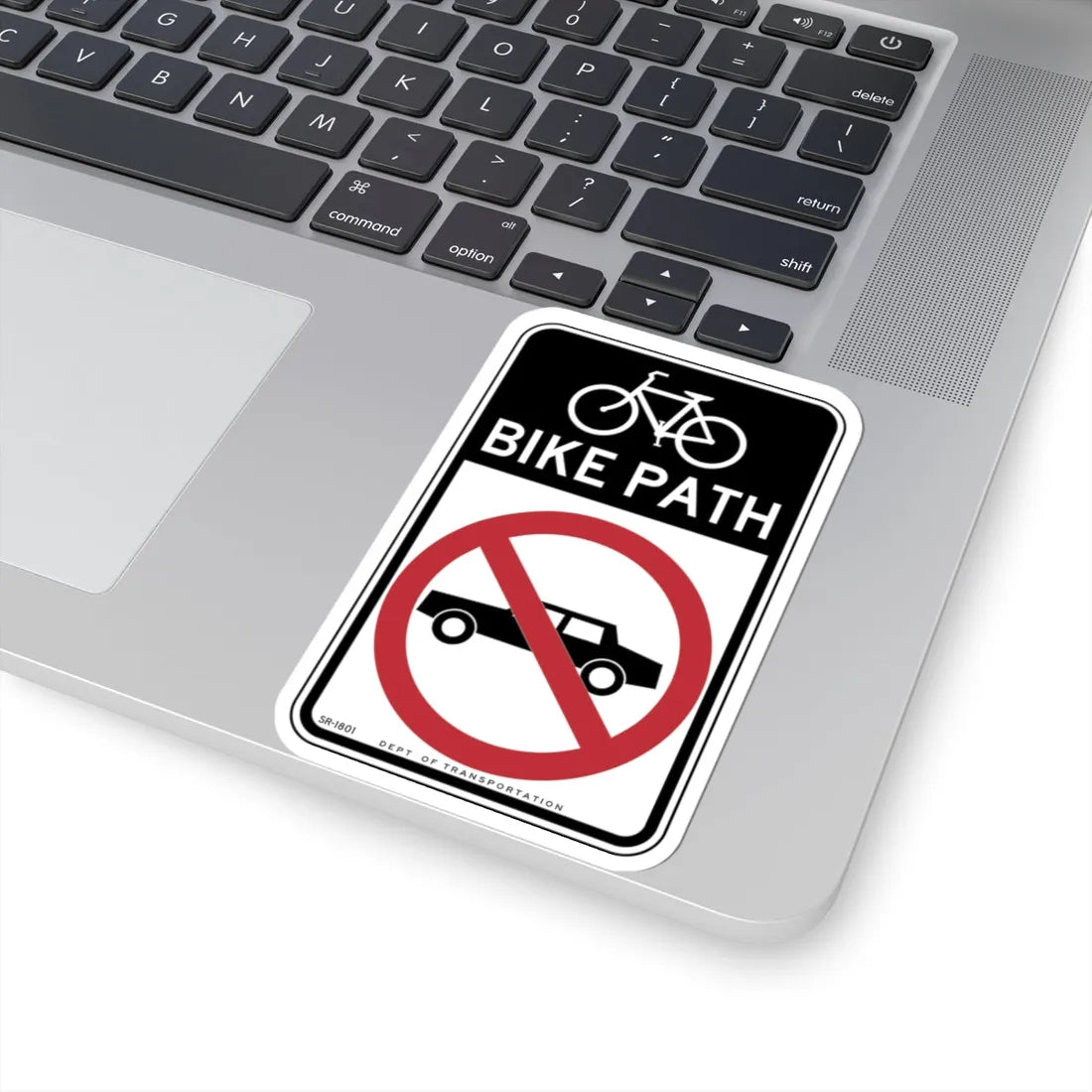 NYCDOT SR-1801 (New York) (Road Sign) STICKER Vinyl Kiss-Cut Decal - The Sticker Space