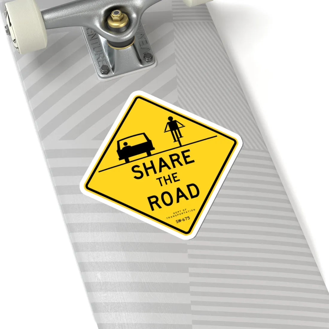 NYCDOT SW-675 (New York) (Road Sign) STICKER Vinyl Kiss-Cut Decal - The Sticker Space