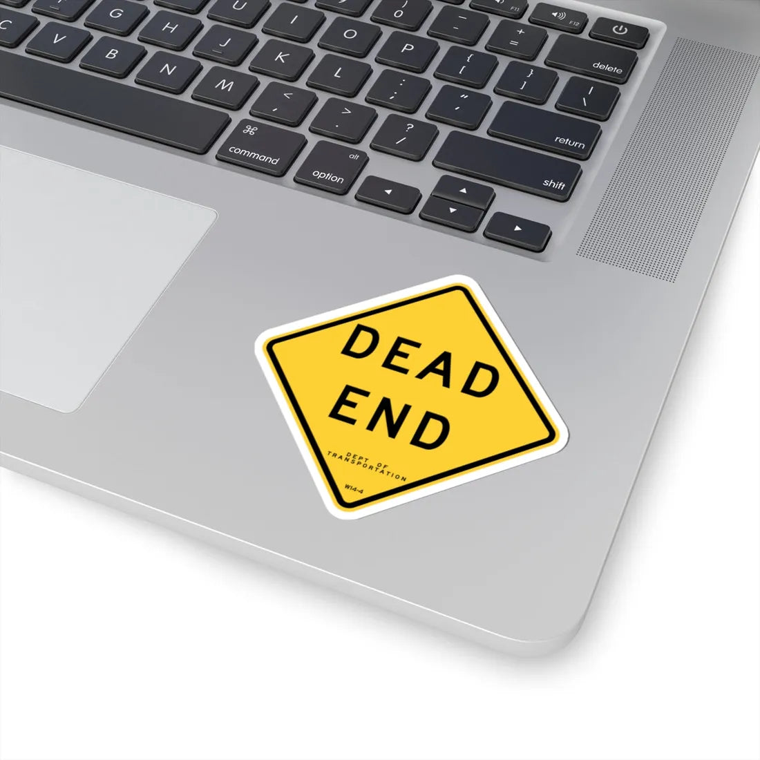 NYCDOT W14-4 (New York) (Road Sign) STICKER Vinyl Kiss-Cut Decal - The Sticker Space
