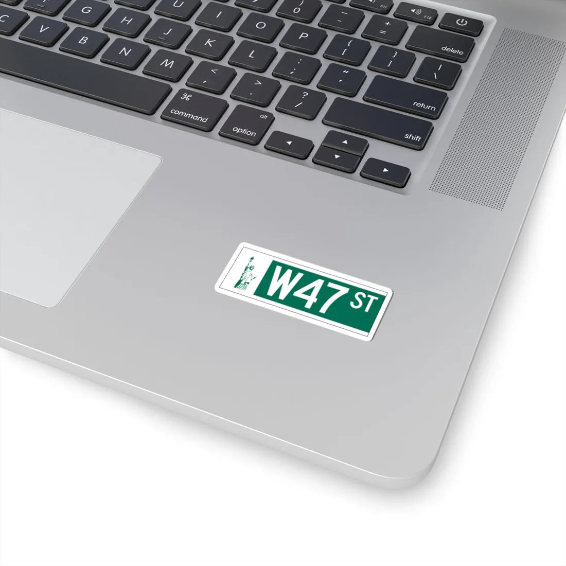 NYCDOT W47 ST Sign (New York) (Road Sign) STICKER Vinyl Kiss-Cut Decal - The Sticker Space