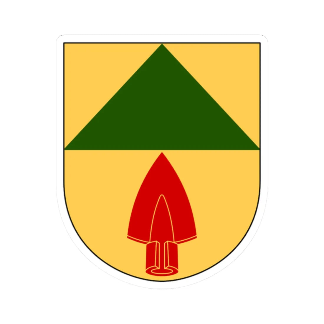 Nykil församling vapen (Sweden) (Coat of Arms) STICKER Vinyl Kiss-Cut Decal 2 Inch White - The Sticker Space