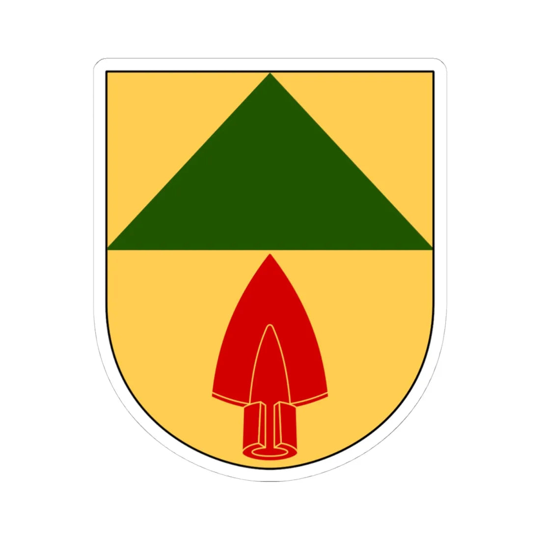 Nykil församling vapen (Sweden) (Coat of Arms) STICKER Vinyl Kiss-Cut Decal 4 Inch White - The Sticker Space