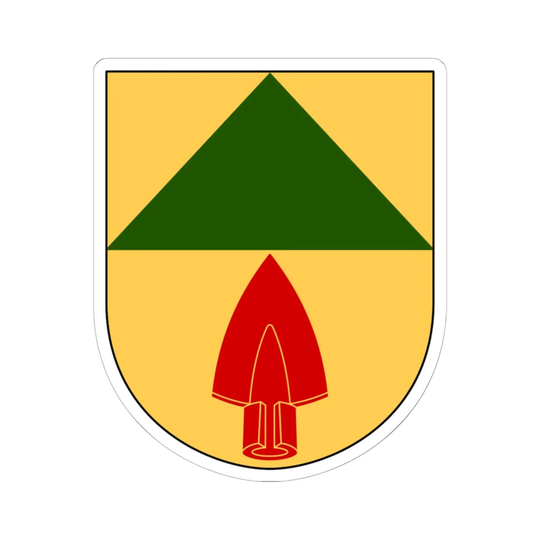 Nykil församling vapen (Sweden) (Coat of Arms) STICKER Vinyl Kiss-Cut Decal 6 Inch White - The Sticker Space