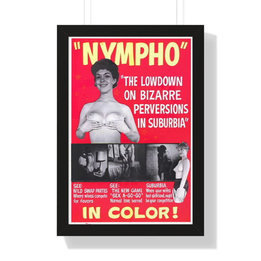 NYMPHO - Framed Movie Poster-16″ x 24″-The Sticker Space