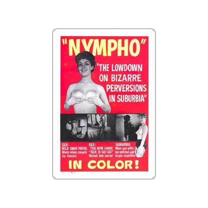 NYMPHO Movie Poster STICKER Vinyl Die-Cut Decal - The Sticker Space