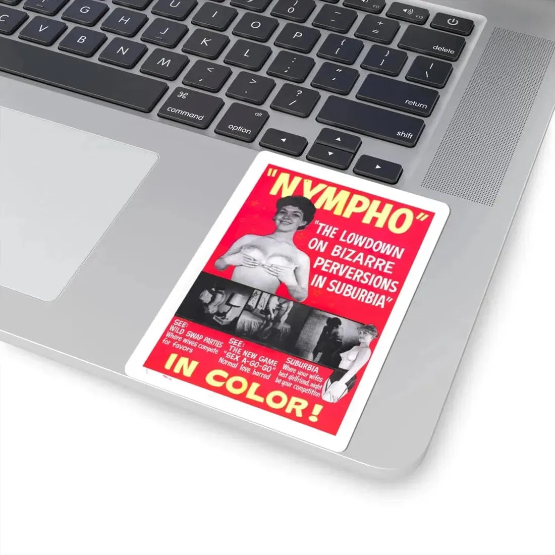 NYMPHO Movie Poster - STICKER Vinyl Kiss-Cut Decal - The Sticker Space