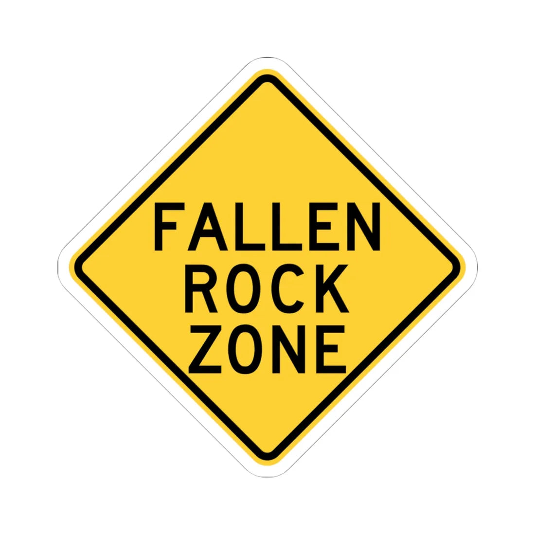NYS NYW4-14 (New York) (Road Sign) STICKER Vinyl Kiss-Cut Decal 4 Inch White - The Sticker Space