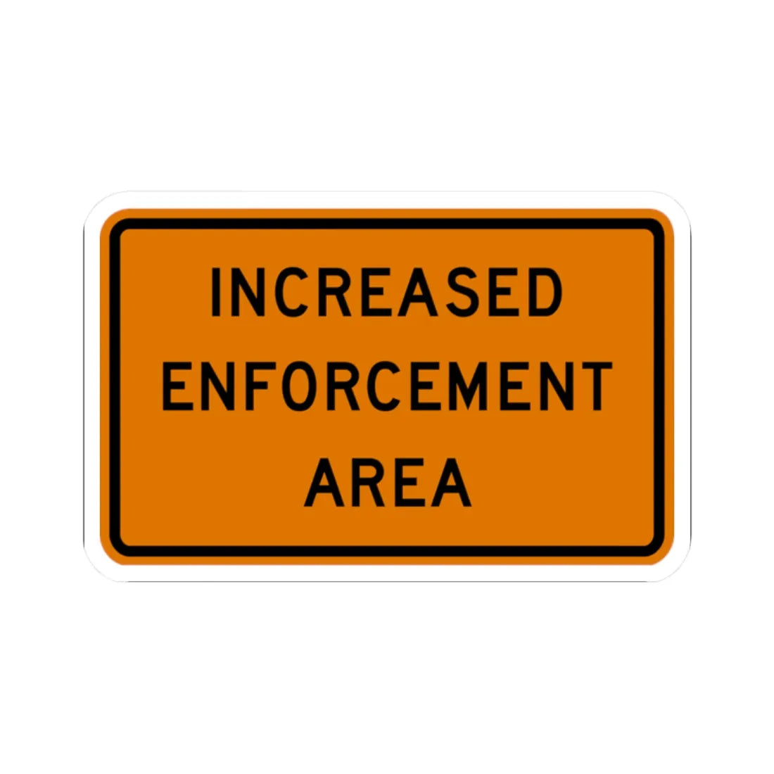 NYS NYW8-46 (New York) (Road Sign) STICKER Vinyl Kiss-Cut Decal 2 Inch White - The Sticker Space