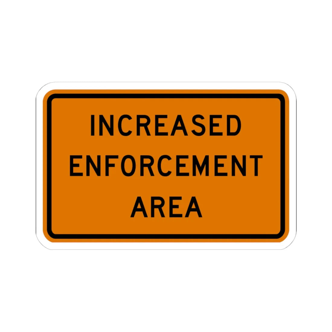NYS NYW8-46 (New York) (Road Sign) STICKER Vinyl Kiss-Cut Decal 4 Inch White - The Sticker Space