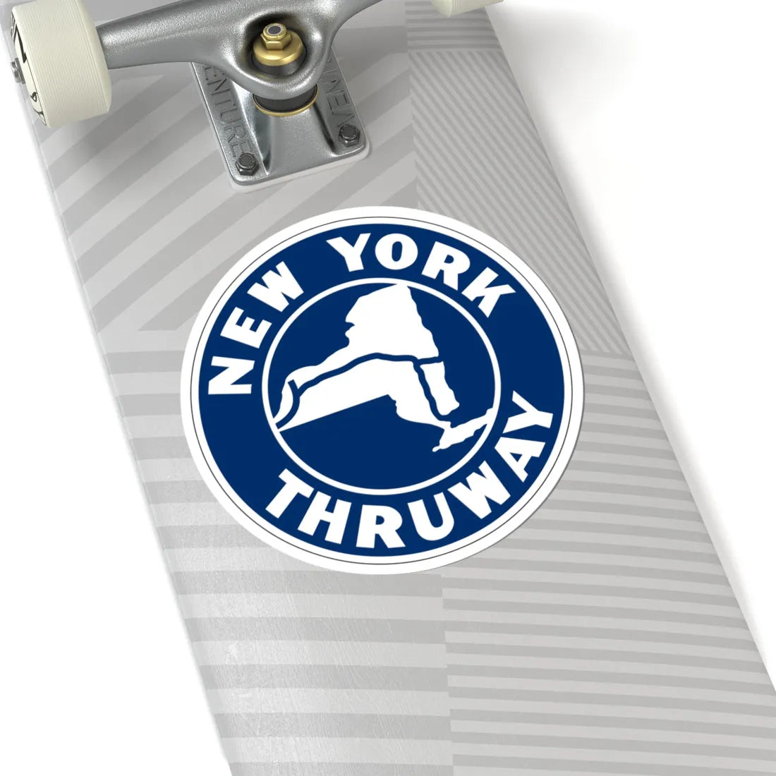 NYS Thruway Sign (New York) (Road Sign) STICKER Vinyl Kiss-Cut Decal - The Sticker Space