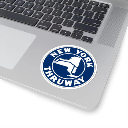 NYS Thruway Sign (New York) (Road Sign) STICKER Vinyl Kiss-Cut Decal - The Sticker Space
