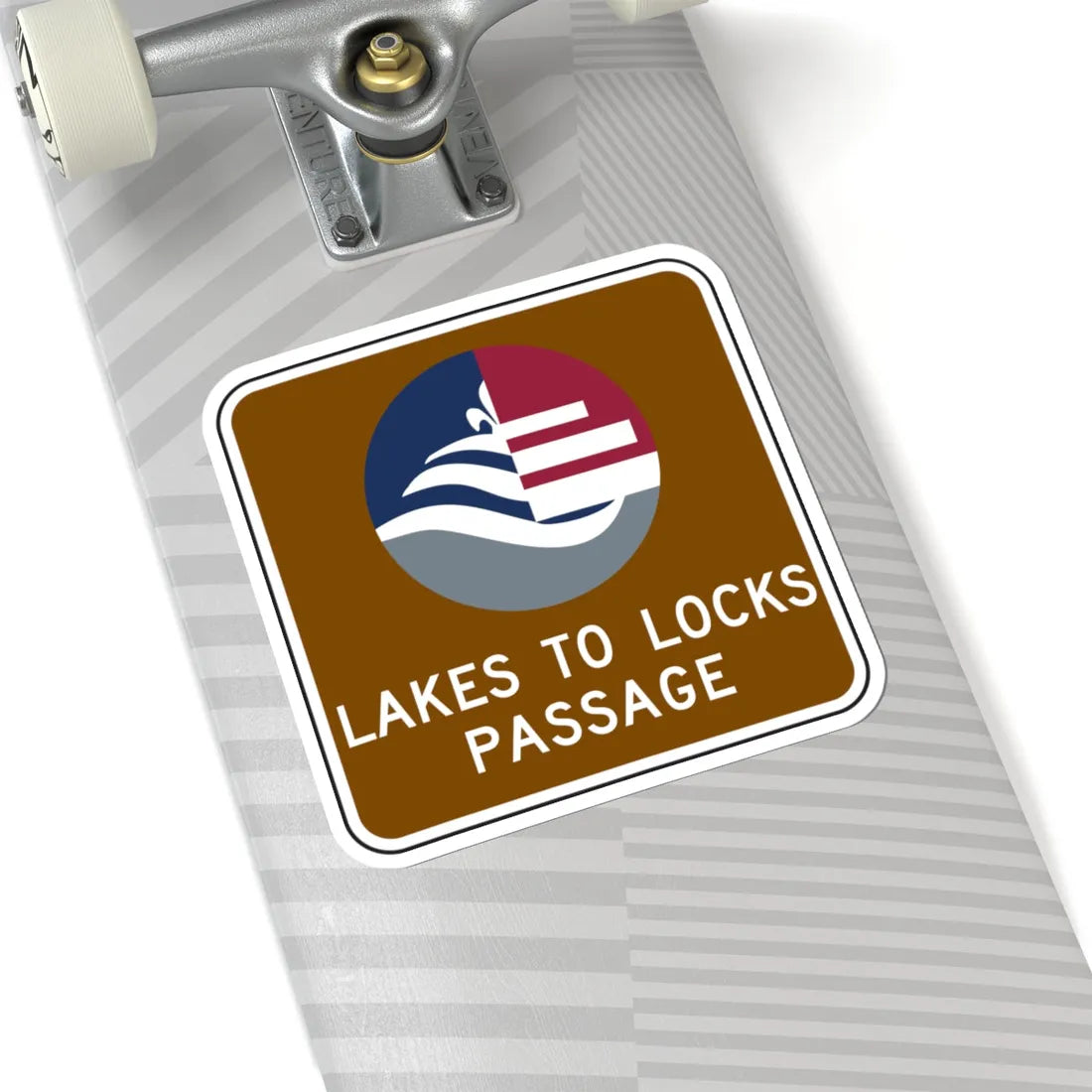 NYSDOT NYM18-3 (New York) (Road Sign) STICKER Vinyl Kiss-Cut Decal - The Sticker Space