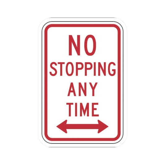 NYSDOT NYP1-7 (New York) (Road Sign) STICKER Vinyl Kiss-Cut Decal 2 Inch White - The Sticker Space