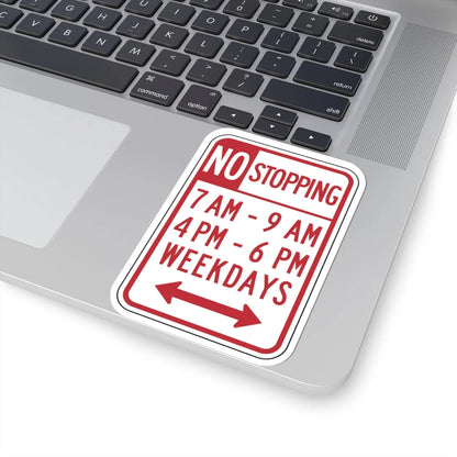 NYSDOT NYP1-8 (New York) (Road Sign) STICKER Vinyl Kiss-Cut Decal - The Sticker Space