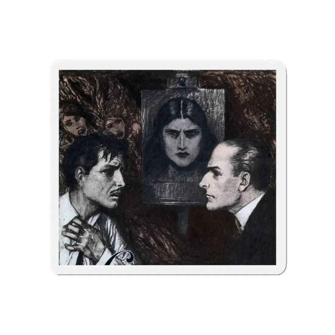 O Chivalry (1), Liberty magazine, July 20, 1929 (Magazine Illustration) Refrigerator Magnet - The Sticker Space