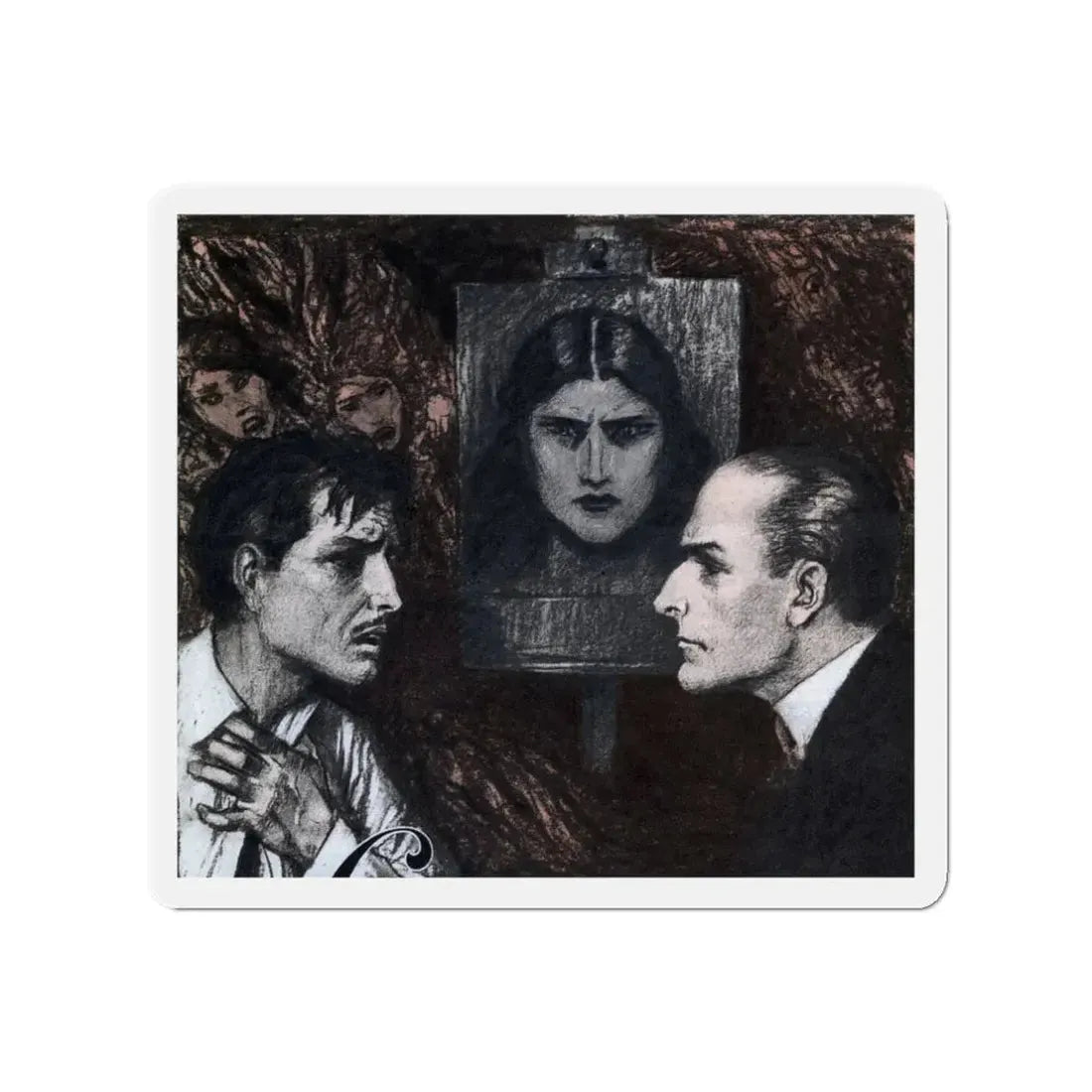 O Chivalry (1), Liberty magazine, July 20, 1929 (Magazine Illustration) Refrigerator Magnet - The Sticker Space