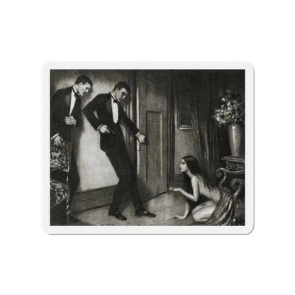 O Chivalry (2), Liberty magazine, July 20, 1929 (Magazine Illustration) Refrigerator Magnet 4 Inch - The Sticker Space