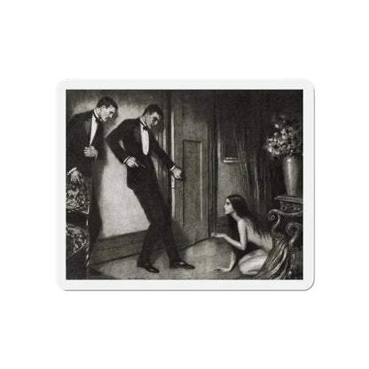 O Chivalry (2), Liberty magazine, July 20, 1929 (Magazine Illustration) Refrigerator Magnet - The Sticker Space