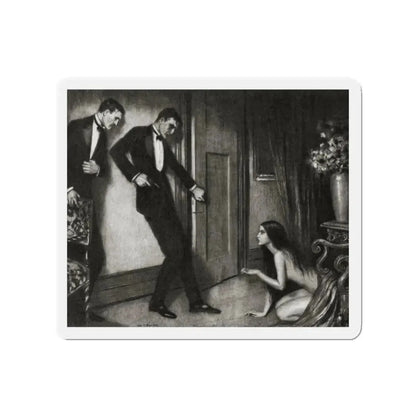O Chivalry (2), Liberty magazine, July 20, 1929 (Magazine Illustration) Refrigerator Magnet - The Sticker Space