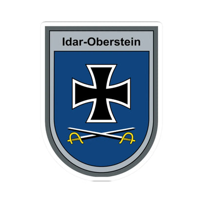 OABtl Idar-Oberstein (Germany) (Coat of Arms) STICKER Vinyl Kiss-Cut Decal 2 Inch White - The Sticker Space