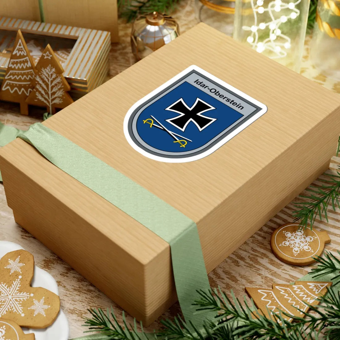 OABtl Idar-Oberstein (Germany) (Coat of Arms) STICKER Vinyl Kiss-Cut Decal - The Sticker Space