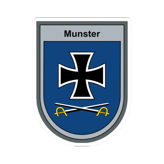 OABtl Munster (Germany) (Coat of Arms) STICKER Vinyl Kiss-Cut Decal 2 Inch White - The Sticker Space
