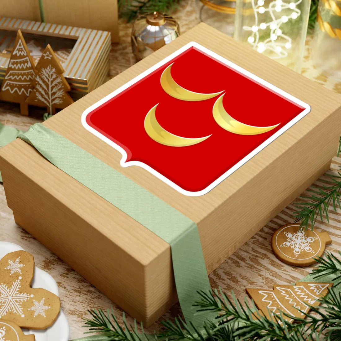 Obdam wapen 1816 (Netherlands) (Coat of Arms) STICKER Vinyl Kiss-Cut Decal - The Sticker Space