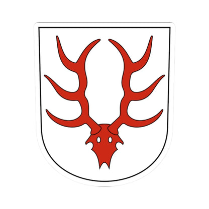 Oberbüren-blazon (Switzerland) (Coat of Arms) STICKER Vinyl Kiss-Cut Decal 2 Inch White - The Sticker Space