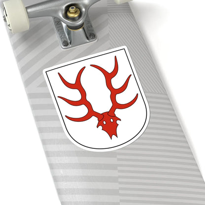 Oberbüren-blazon (Switzerland) (Coat of Arms) STICKER Vinyl Kiss-Cut Decal - The Sticker Space