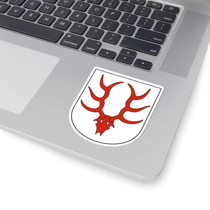 Oberbüren-blazon (Switzerland) (Coat of Arms) STICKER Vinyl Kiss-Cut Decal - The Sticker Space