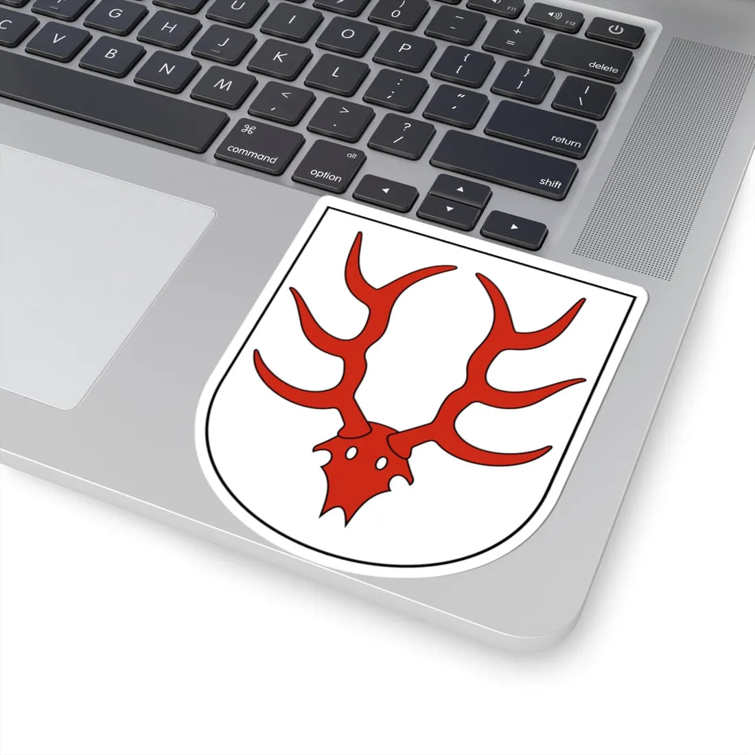 Oberbüren-blazon (Switzerland) (Coat of Arms) STICKER Vinyl Kiss-Cut Decal - The Sticker Space