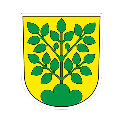 Oberbuchsiten-blazon (Switzerland) (Coat of Arms) STICKER Vinyl Kiss-Cut Decal 3 Inch White - The Sticker Space