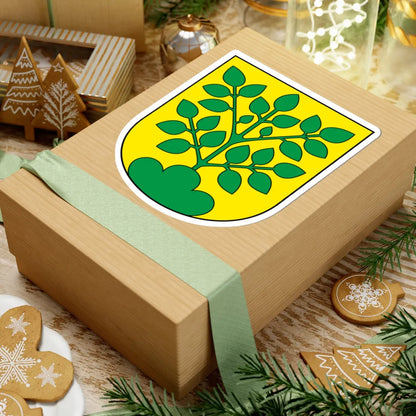 Oberbuchsiten-blazon (Switzerland) (Coat of Arms) STICKER Vinyl Kiss-Cut Decal - The Sticker Space