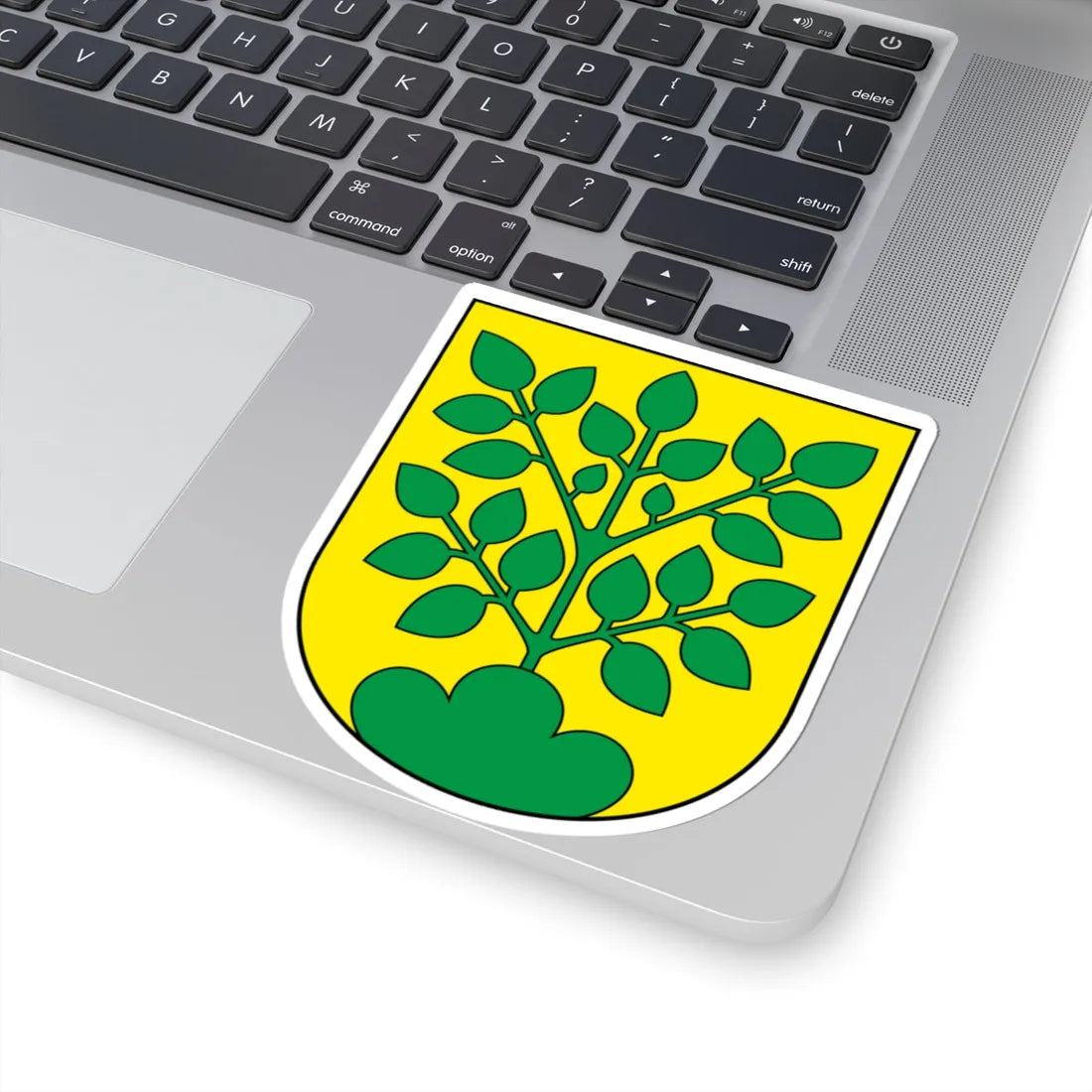 Oberbuchsiten-blazon (Switzerland) (Coat of Arms) STICKER Vinyl Kiss-Cut Decal - The Sticker Space