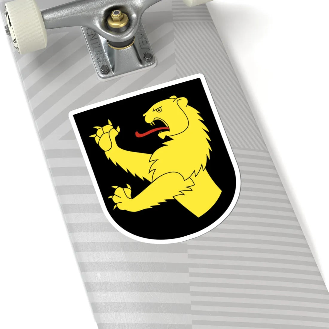 Oberembrach-blazon (Switzerland) (Coat of Arms) STICKER Vinyl Kiss-Cut Decal - The Sticker Space