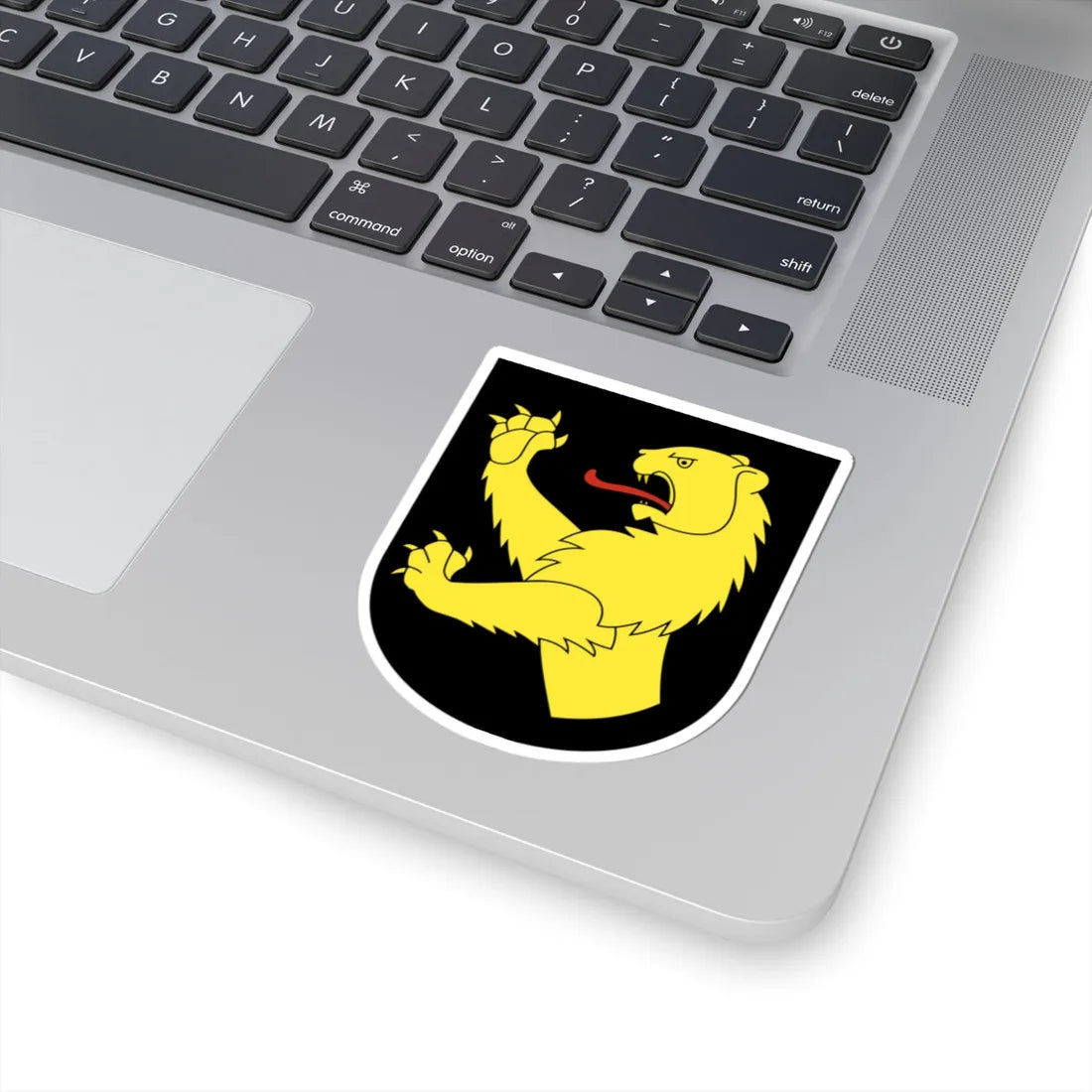 Oberembrach-blazon (Switzerland) (Coat of Arms) STICKER Vinyl Kiss-Cut Decal - The Sticker Space