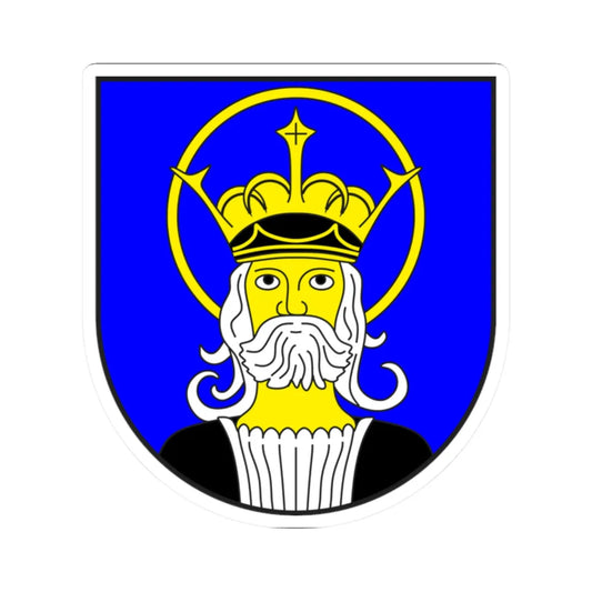 Oberengadin Kreis wappen (Switzerland) (Coat of Arms) STICKER Vinyl Kiss-Cut Decal 2 Inch White - The Sticker Space