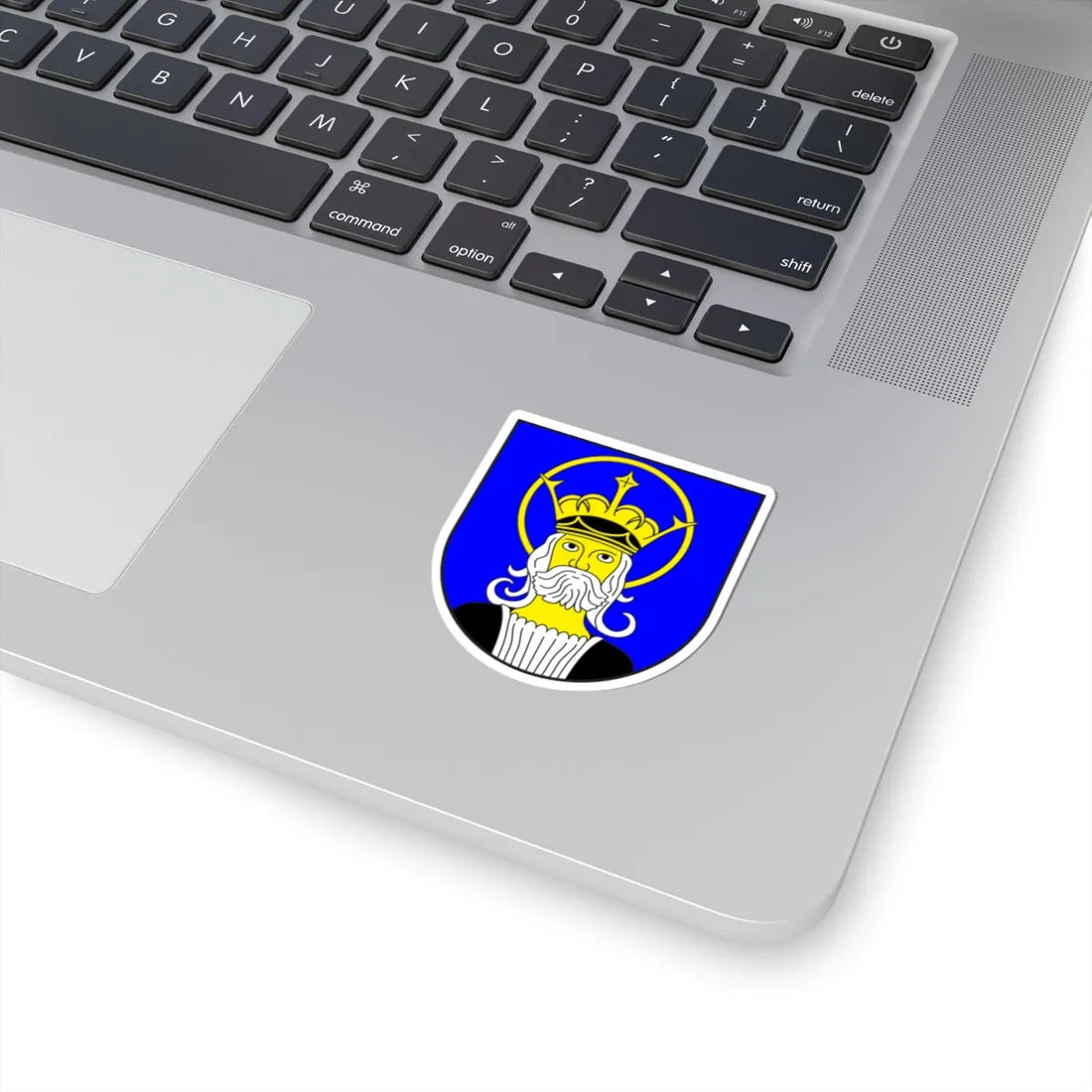 Oberengadin Kreis wappen (Switzerland) (Coat of Arms) STICKER Vinyl Kiss-Cut Decal - The Sticker Space