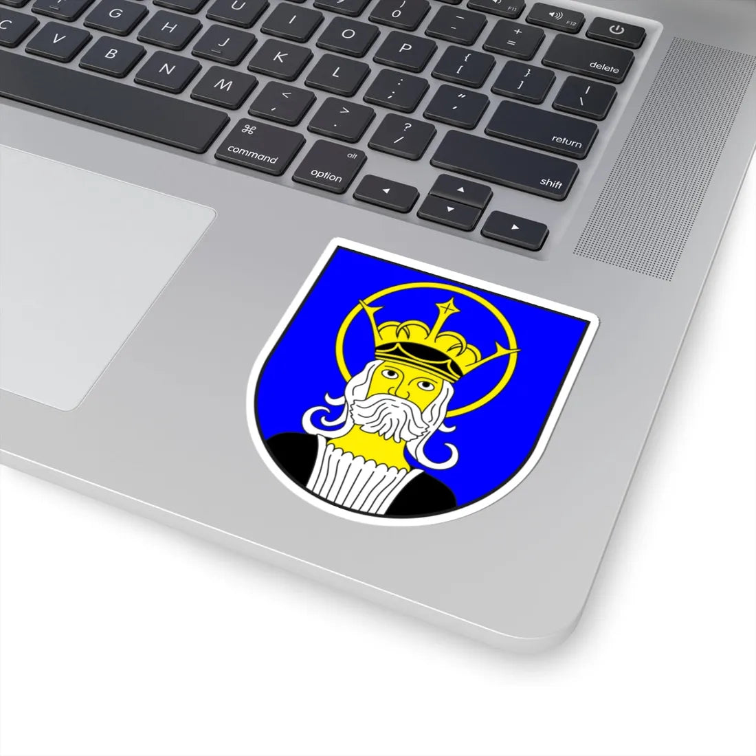 Oberengadin Kreis wappen (Switzerland) (Coat of Arms) STICKER Vinyl Kiss-Cut Decal - The Sticker Space